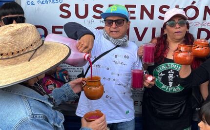 FOTOS: “Con las pulquerías no”: pulqueros protestan contra el cierre de establecimientos en CDMX