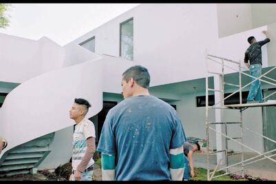 Albañiles ponen "Mano de obra" en filme de Zonana 