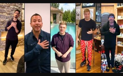 Los Backstreet Boys se "reúnen" en concierto por streaming