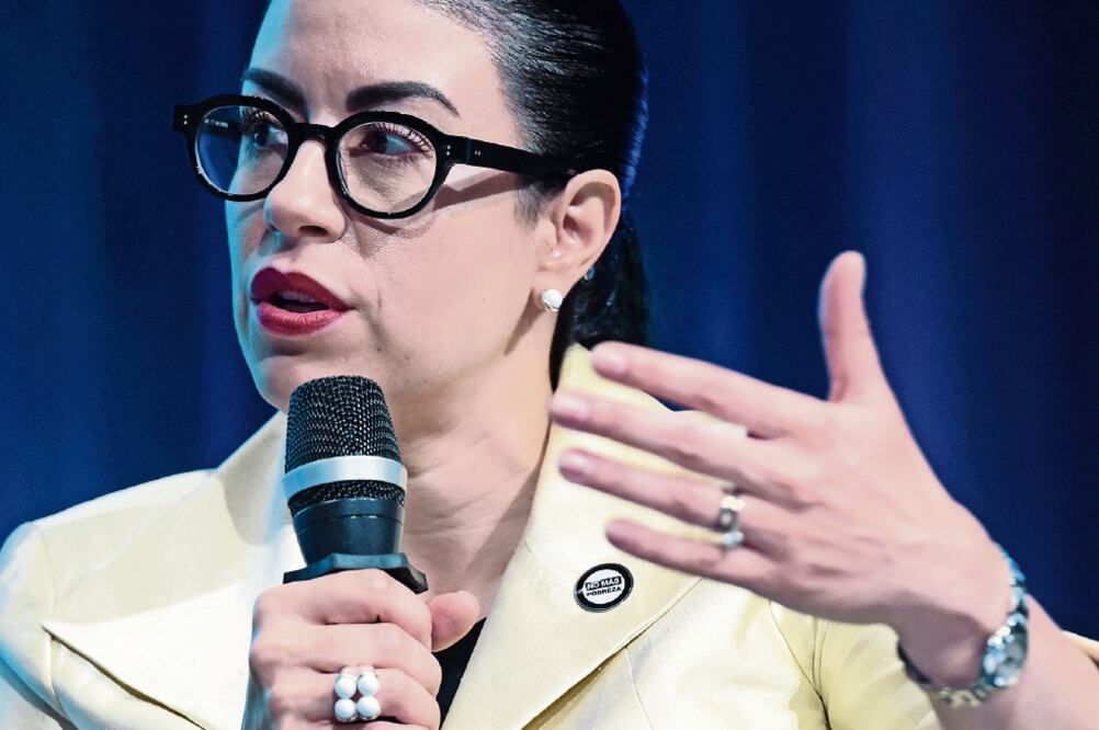 Vanessa Rubio asistió en representación del secretario de Hacienda, José Antonio Meade, a un foro con ministros de finanzas de la Alianza del Pacífico (LENIN NOLLY. EFE)