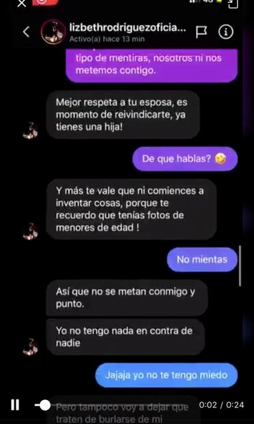 Lizbeth Rodríguez expone supuesta infidelidad de Juan de Dios Pantoja