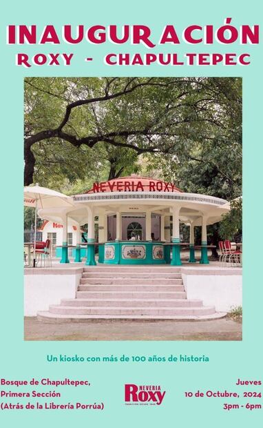 El pintoresco kiosco ahora es sucursal de un negocio del giro de las nieves y helados que suma más de 70 años de experiencia. ESPECIAL.