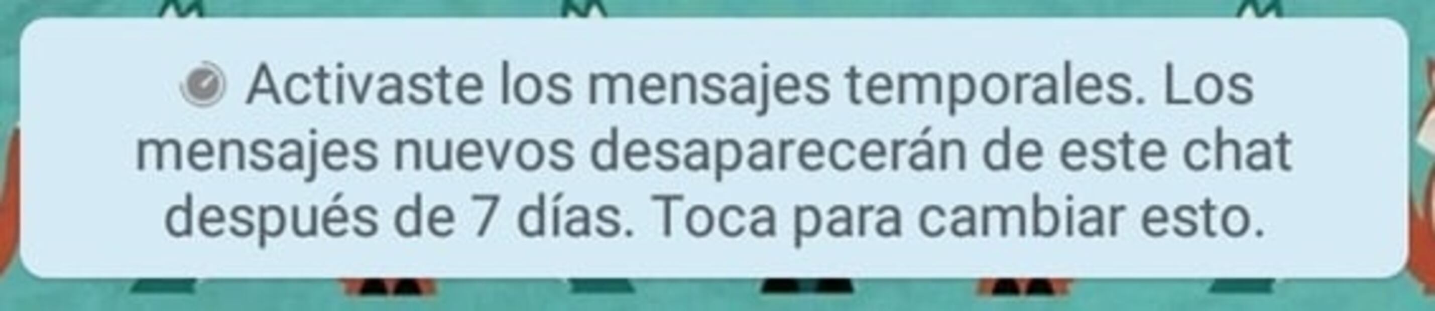 Por qué aparece un reloj en WhatsApp