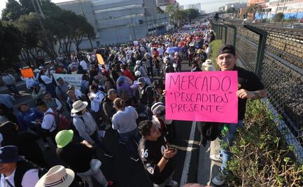 Locatarios marchan al Zócalo; exigen destitución de titular de Sedeco 