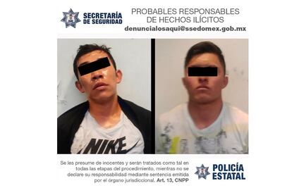 Detienen a 2 por asalto a cuentahabiente en Cuautitlán Izcalli