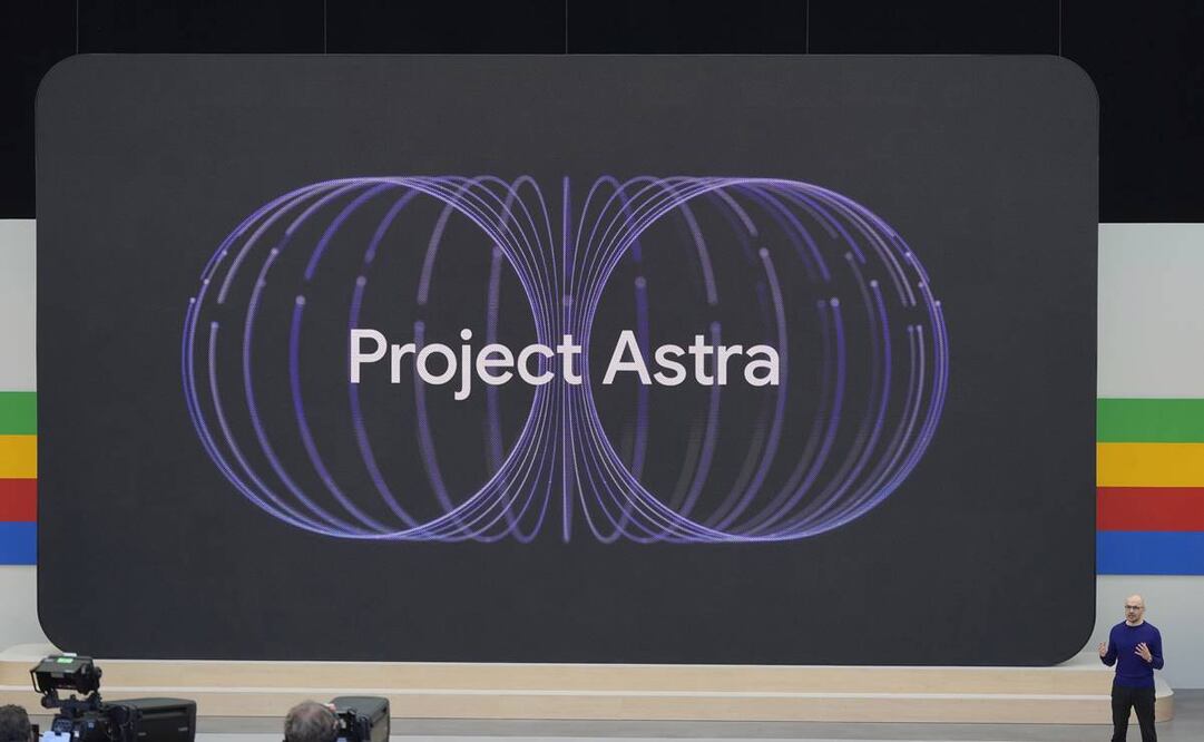 Demis Hassabis, director ejecutivo de DeepMind Technologies, habla en un evento de Google I/O en Mountain View, California. Foto; AP