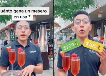 TikTok: Mesero mexicano revela cuánto gana por noche en EU