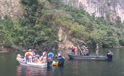 Tras derrumbe, realizan sobrevuelos en el Cañón del Sumidero
