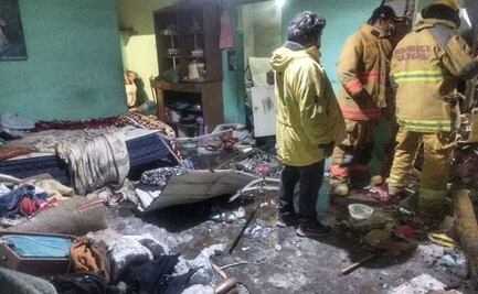 Explosión en taller clandestino deja dos personas lesionadas en Tultepec