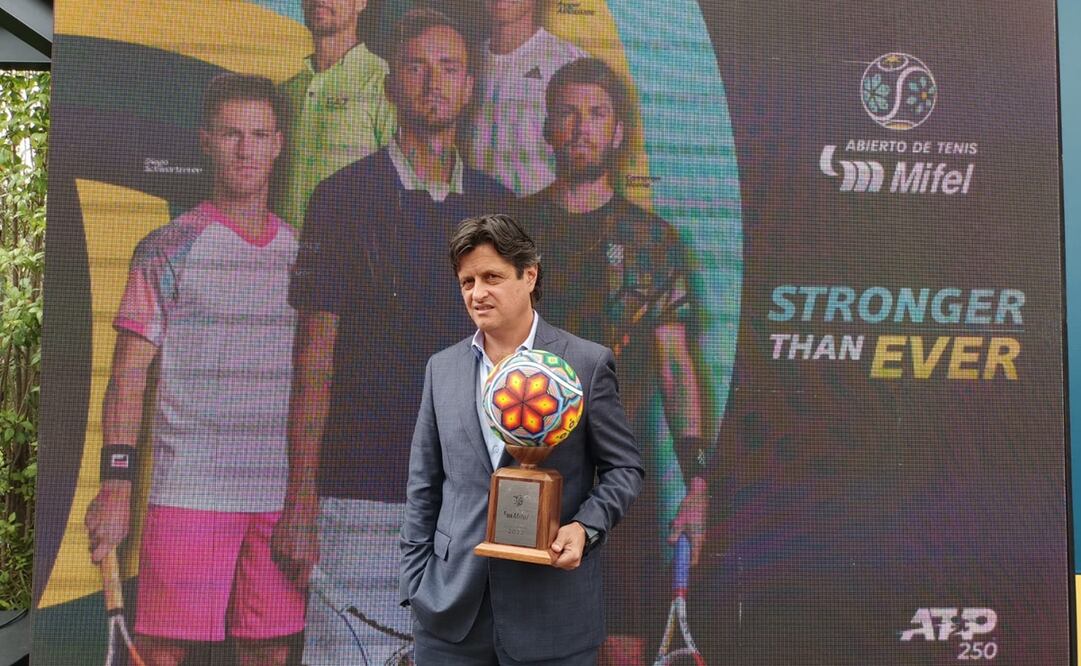 José Antonio 'Geoffrey' Fernández presentando el torneo - FOTO: Arturo Sanguino / El Universal