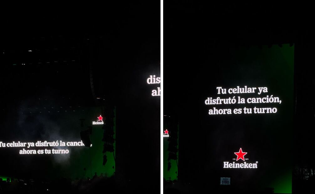 Cuando el concierto parecía haber llegado a su fin, Zoé regresó al escenario con una petición especial: vivir la música sin distracciones.
Foto: El Universal