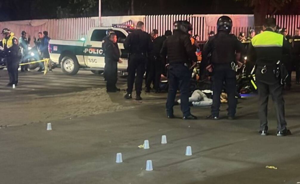 Balacera en Centro Histórico. Foto: Especial