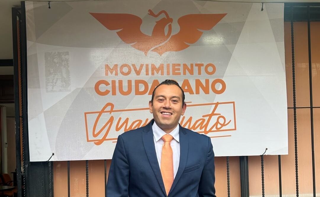 Mauricio Estefanía, candidato de Movimiento Ciudadano a la alcaldía de Cortazar, Guanajuato. Foto: Facebook / Mauricio Estefanía