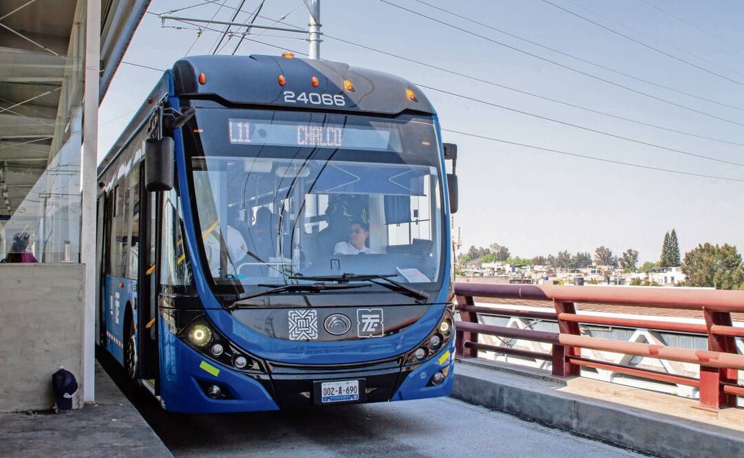 La ruta directa del Trolebús Chalco a Constitución de 1917 comenzó a
operar en diciembre pasado y la usan 100 mil personas cada día. Foto: Santiago Reyes / EL UNIVERSAL