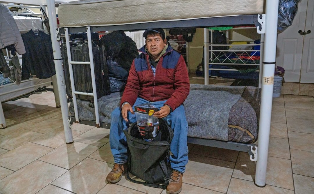 Nemorio fue deportado en enero y actualmente se encuentra en el refugio Ejército de Salvación, sin apoyo federal. (20/02/2025) Foto: Aimee Melo | El Universal