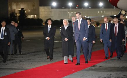 Felipe VI llega a México para asistir a la investidura de AMLO
