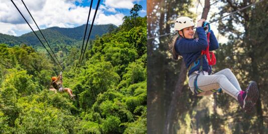 Muere mujer al caer de tirolesa, a 40 metros de altura; sobrinas presenciaron tragedia
