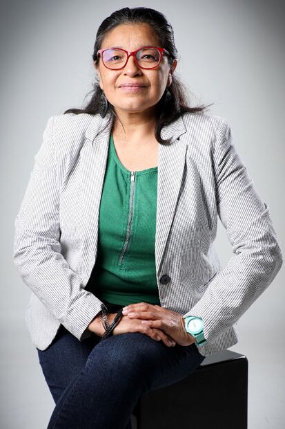 Yanet Aguilar Sosa, quien ganó el Premio Filey de Literatura. Foto: Juan Boites / EL UNIVERSAL.