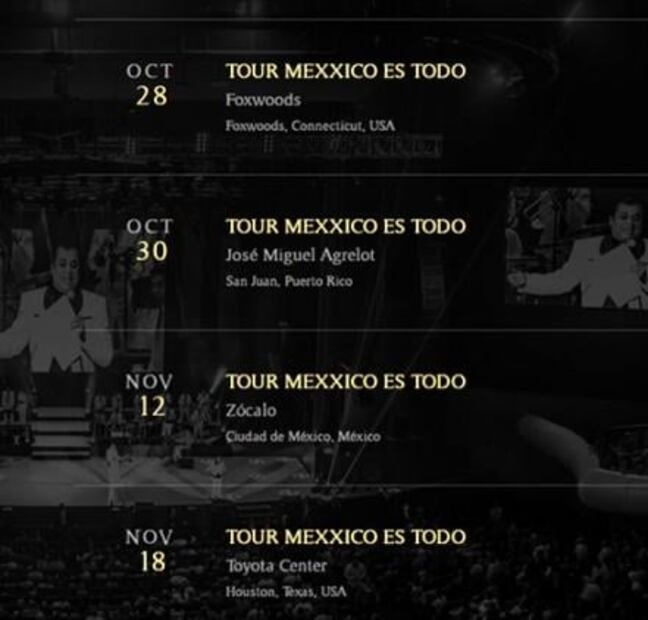 Juan Gabriel cantará en el Zócalo