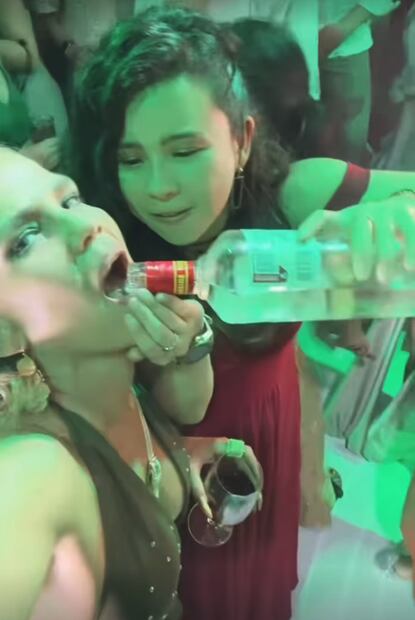 Niurka, durante el festejo de la boda de Kiko y Kimi.
Foto: Instagram
