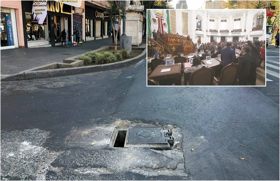 Se castigará con hasta siete años de prisión a quien adquiera, posea, desmantele, venda, comercialice, enajene, trafique, pignore, reciba, traslade, use u oculte el mobiliario y/o equipamiento urbano robado FOTO: Archivo/ EL UNIVERSAL/