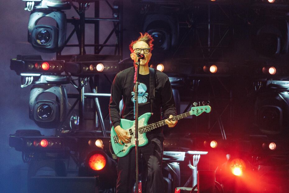 Blink 182 se presentó esta noche en el Estadio GNP ante miles de sus fans. Foto: de Yaretzy M. Osnaya EL UNIVERSAL
