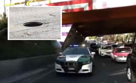 Rescatan a persona que cayó en coladera en la alcaldía Cuauhtémoc