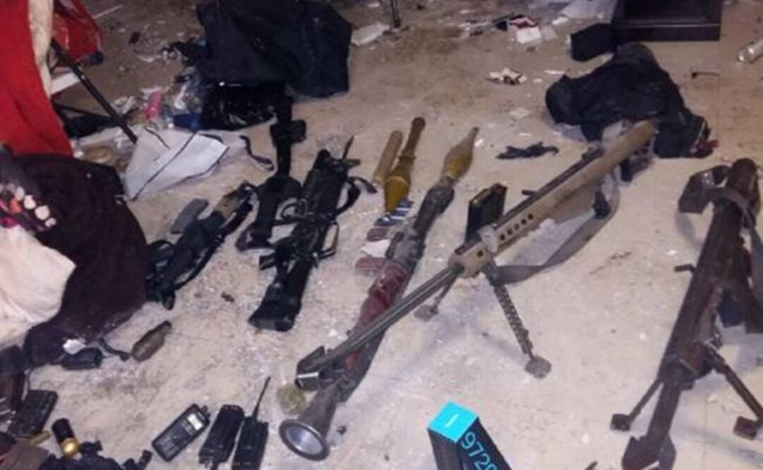 Weapons and other pieces of military equipment were also seized during the operation. (Photo: SPECIAL)
