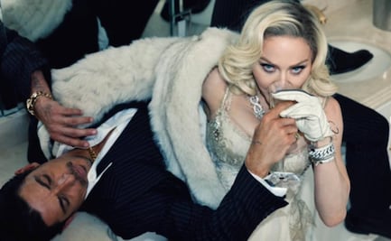 Madonna se divierte "en la cama" con Alberto Guerra