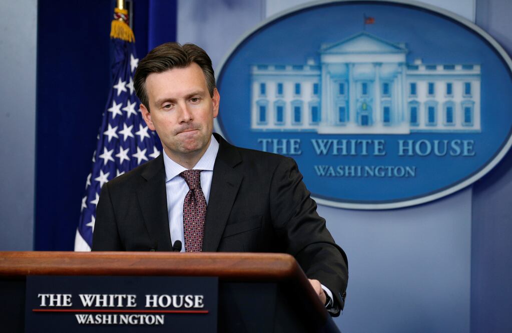 Josh Earnest, portavoz de la Casa Blanca (Foto: Reuters)