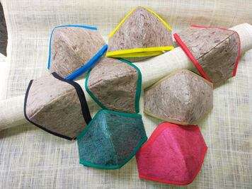 Conoce los cubrebocas ecológicos hechos con hojas