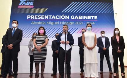 Mauricio Tabe presenta gabinete para gobernar en Miguel Hidalgo hasta 2024