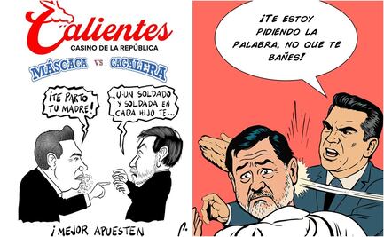 Alito Moreno vs Noroña: 5 cartones de la prensa nacional que retratan la pelea en el Senado; así son las picantes caricaturas