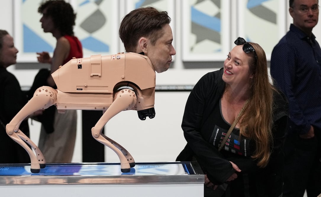 La exhibición "Regular Animals" firmada por el famoso artista digital Beeple. Foto: AP Photo/Lynne Sladky.