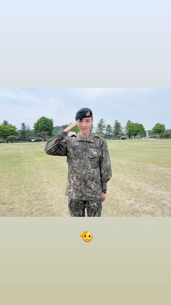 J-HOPE. Fuente: Instagram @uarmyhope