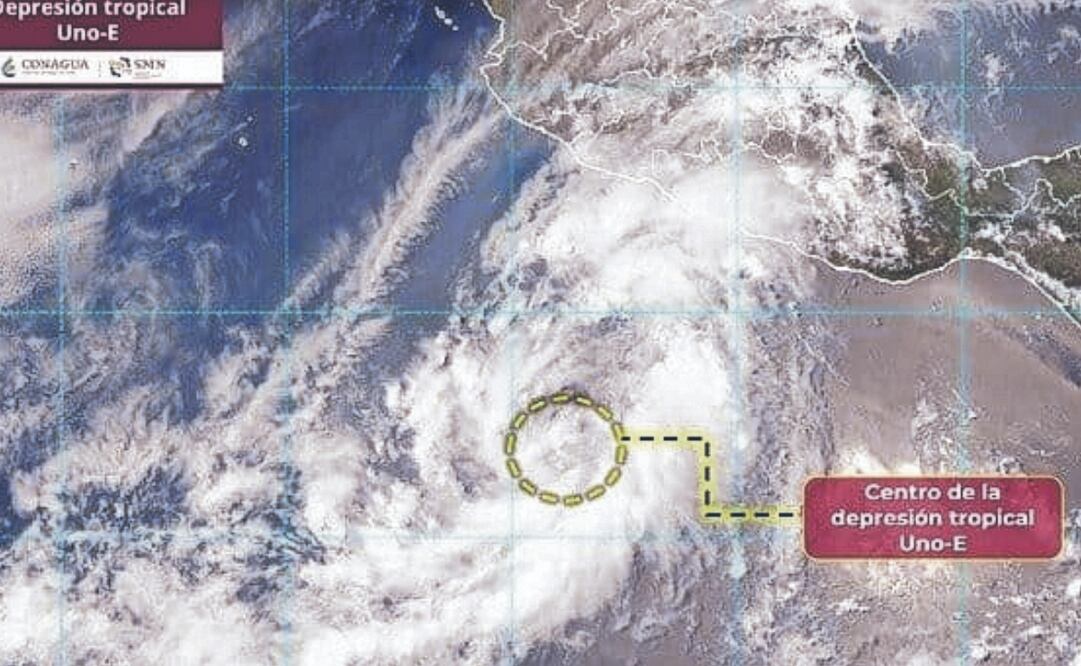 La Conagua espera que el primer ciclón tropical de este año se intensifique a tormenta este jueves. Foto Especial