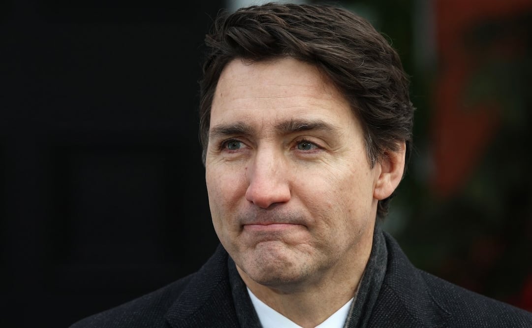El primer ministro canadiense Justin Trudeau habla durante una conferencia de prensa en Rideau Cottage en Ottawa, Canadá, el 6 de enero de 2025. Trudeau anunció su renuncia y dijo que dejará el cargo tan pronto como el gobernante Partido Liberal elija un nuevo líder. Foto: AFP