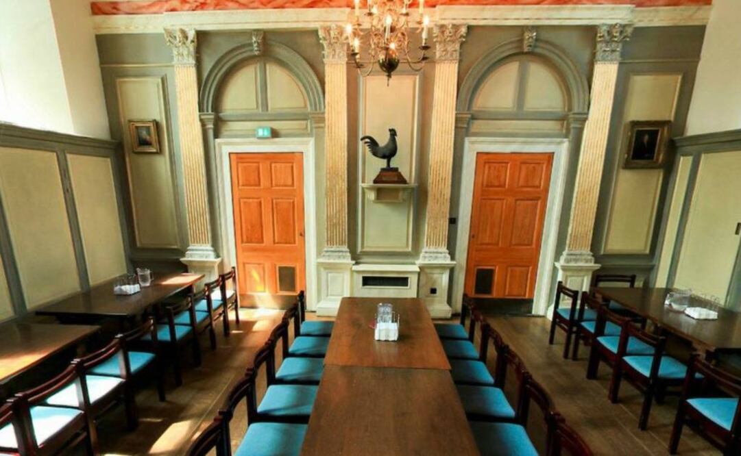La pieza adornaba el comedor universitario. FOTO: Jesus College, University of Cambridge.