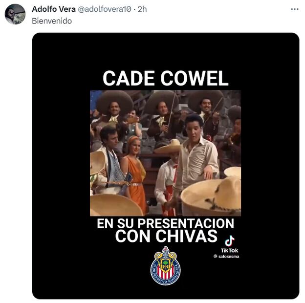 Los mejores memes de la llegada de Cade Cowell a Chivas
