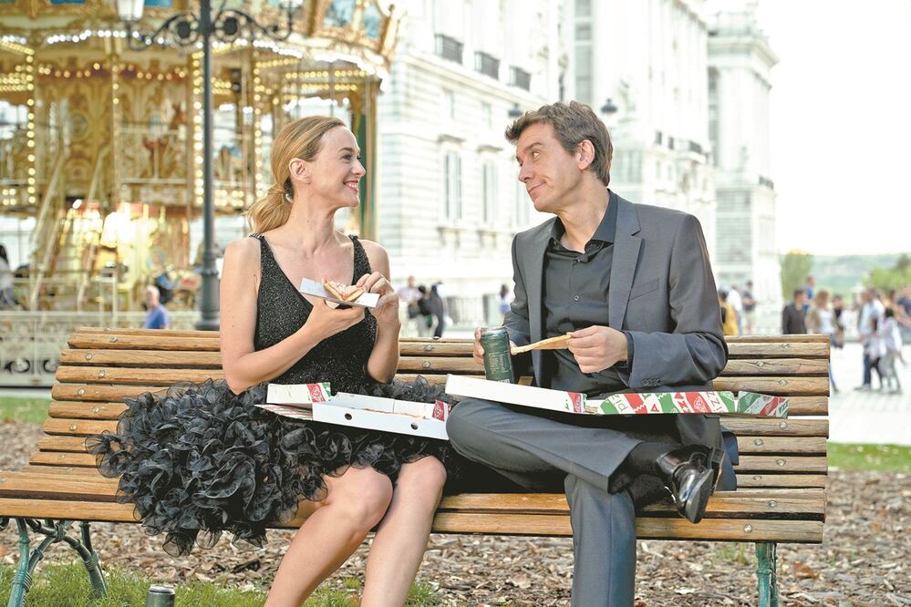 Los protagonistas de la serie española, Marta y Javier, son esposos en la vida real. Foto: ATRESMEDIA