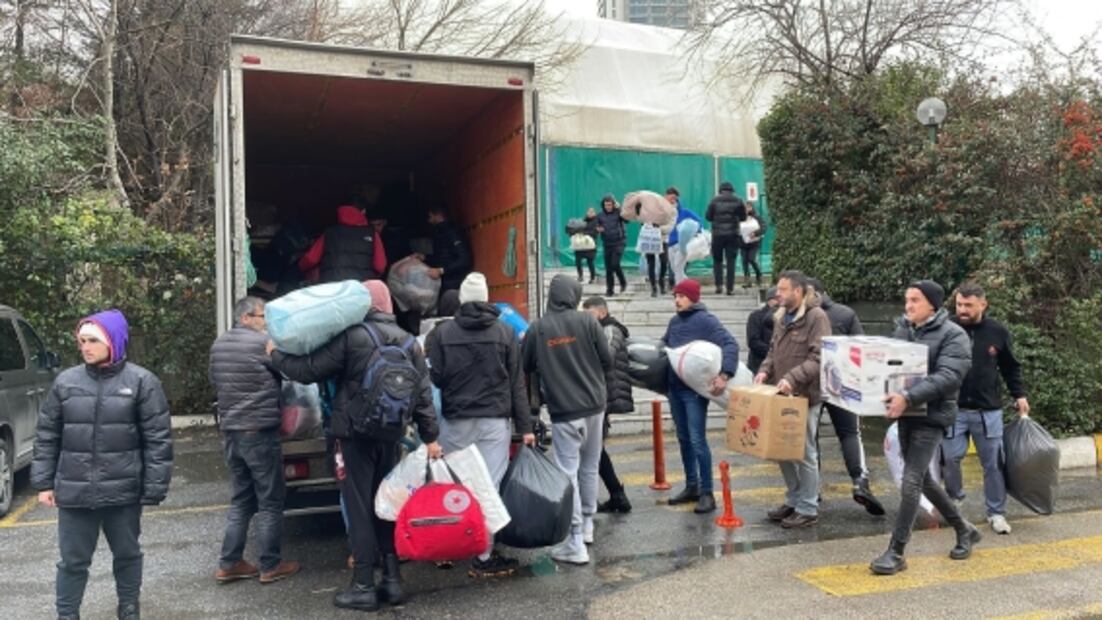 Galería: Galatasaray, el equipo turco que manda toneladas de ayuda a los afectados por los terremotos
