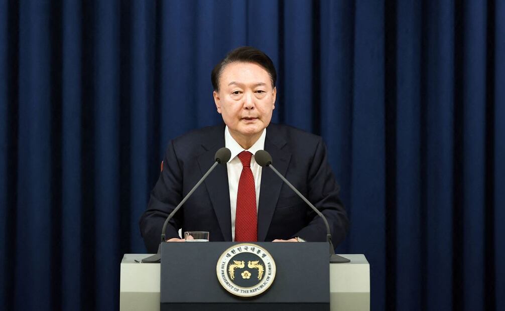 Yoon Suk-yeol declaró la ley marcial el pasado 3 de diciembre de 2024.  Foto: Especial