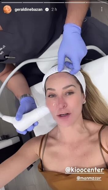 Este es el truco secreto de Geraldine Bazán para lucir una piel de porcelana