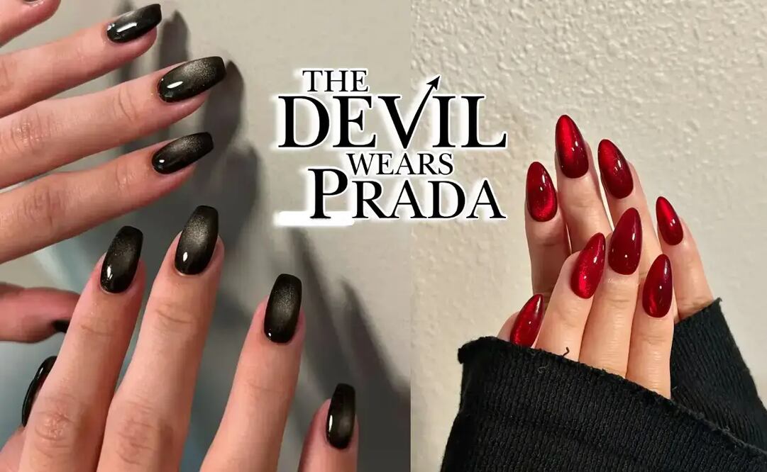 "El diablo viste a la moda" sigue marcando tendencias de estilo y de manicura. Foto: Etsy / The Devil Wears Prada