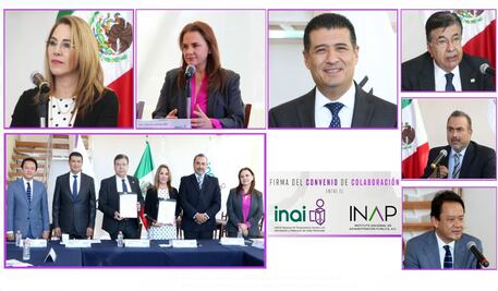 Inai e INAP firman convenio para fortalecer protección de datos