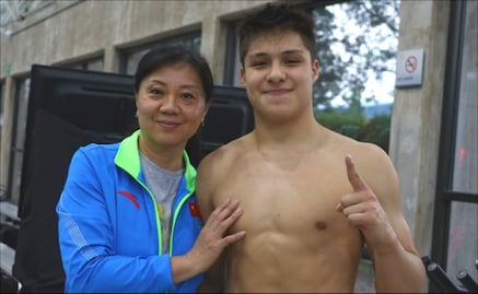 Osmar Olvera confirma que Conade cumplió y su entrenadora Ma Jin lo acompañará a París 2024