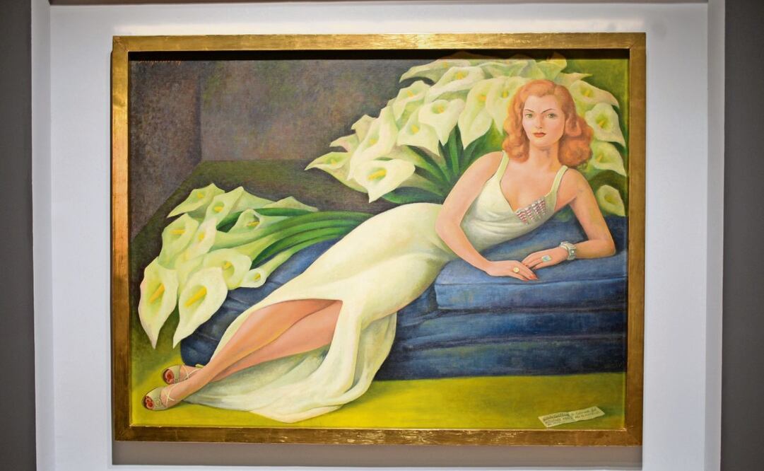 Aspectos de la colección Gelman Santander. Entre las obras de arte hay Tamayos, pinturas de Diego Rivera y de Frida Kahlo, así como de Siqueiros, entre otros artistas. Foto: Santiago Cadena/El Universal