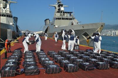 Marina suma 24.5 toneladas de cocaína aseguradas en gobierno de Sheinbaum; han vinculado a proceso de 150 personas