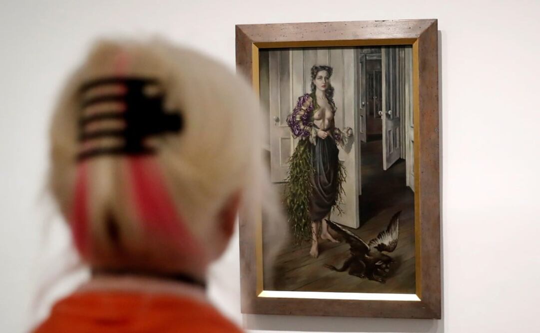 "Dorothea Tanning. Detrás de la puerta, invisible, otra puerta" es el título de la muestra, la primera retrospectiva en el mundo de esta artista. Foto: EFE/Juan Carlos Hidalgo