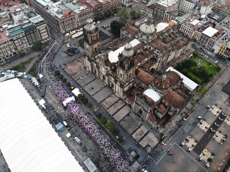 Vista aérea de la Catedral Metropolitana. Foto: Luis Ramírez